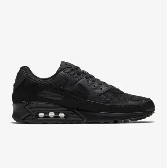 Nike Other - Nike Air Max 90 CN8490-003 Men Triple Black Low Top Running Sneaker Shoes ANK126